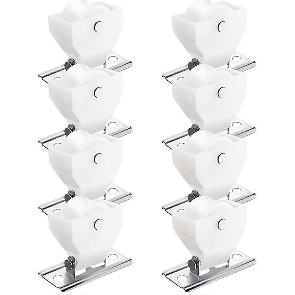 Cordlock For Drapery Round Shape Pulleys For Blinds And Curtains Cord Locking 1.8×1.6×0.8in 8Pcs