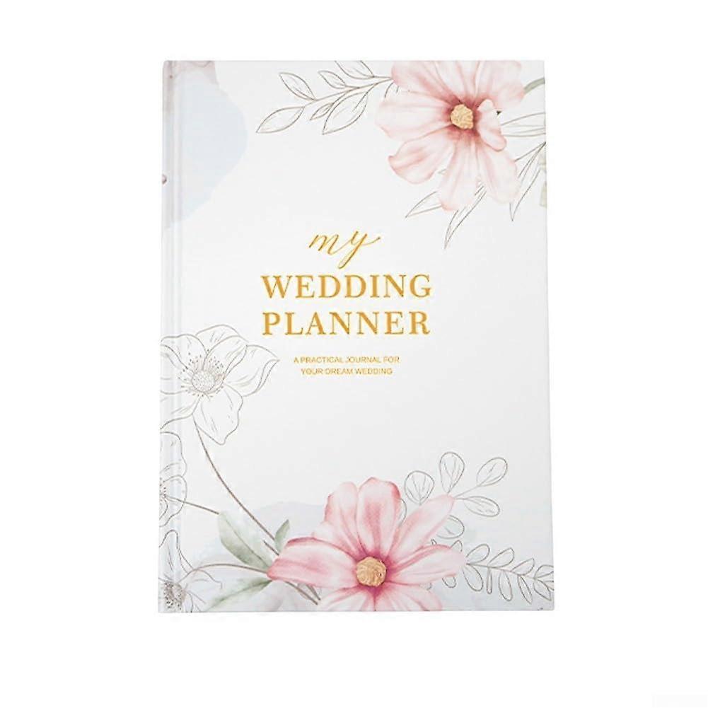 All-in-One Wedding Planner Book, 12 Month Bride Organizer with Sections, Comprehensive Wedding Guide and Planner