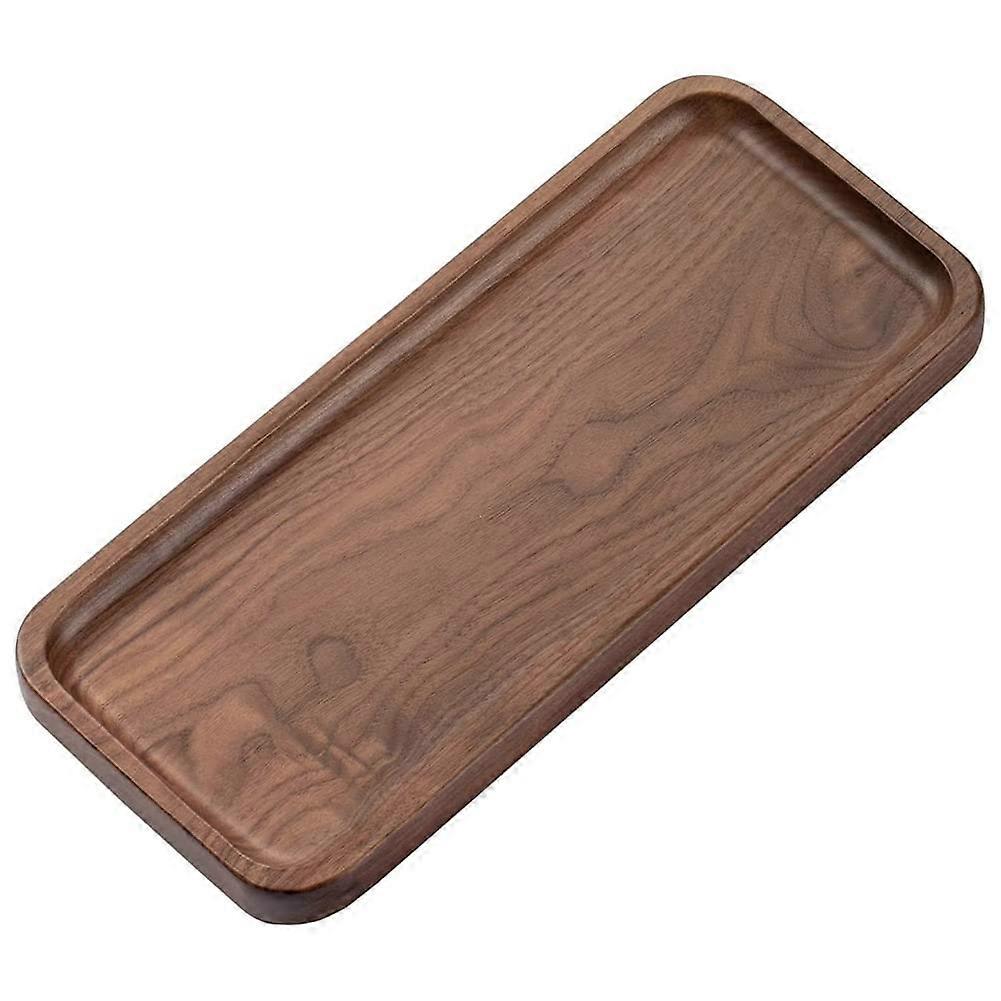 1 Piece Small Tray Made of Solid Wood, Rectangular Plate, Bathroom Tray, Dinner Tray, Tea Tray, Coffee Tray