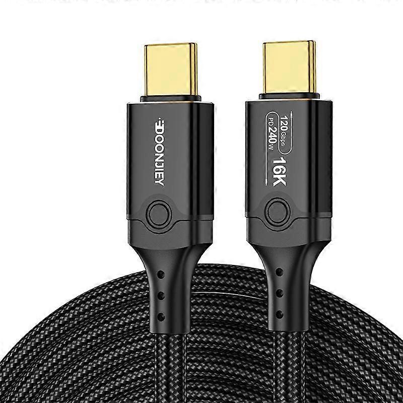 DOONJIEY DJUSB519GR 120Gbps Type-C 16K HD Projection Conversion Cable