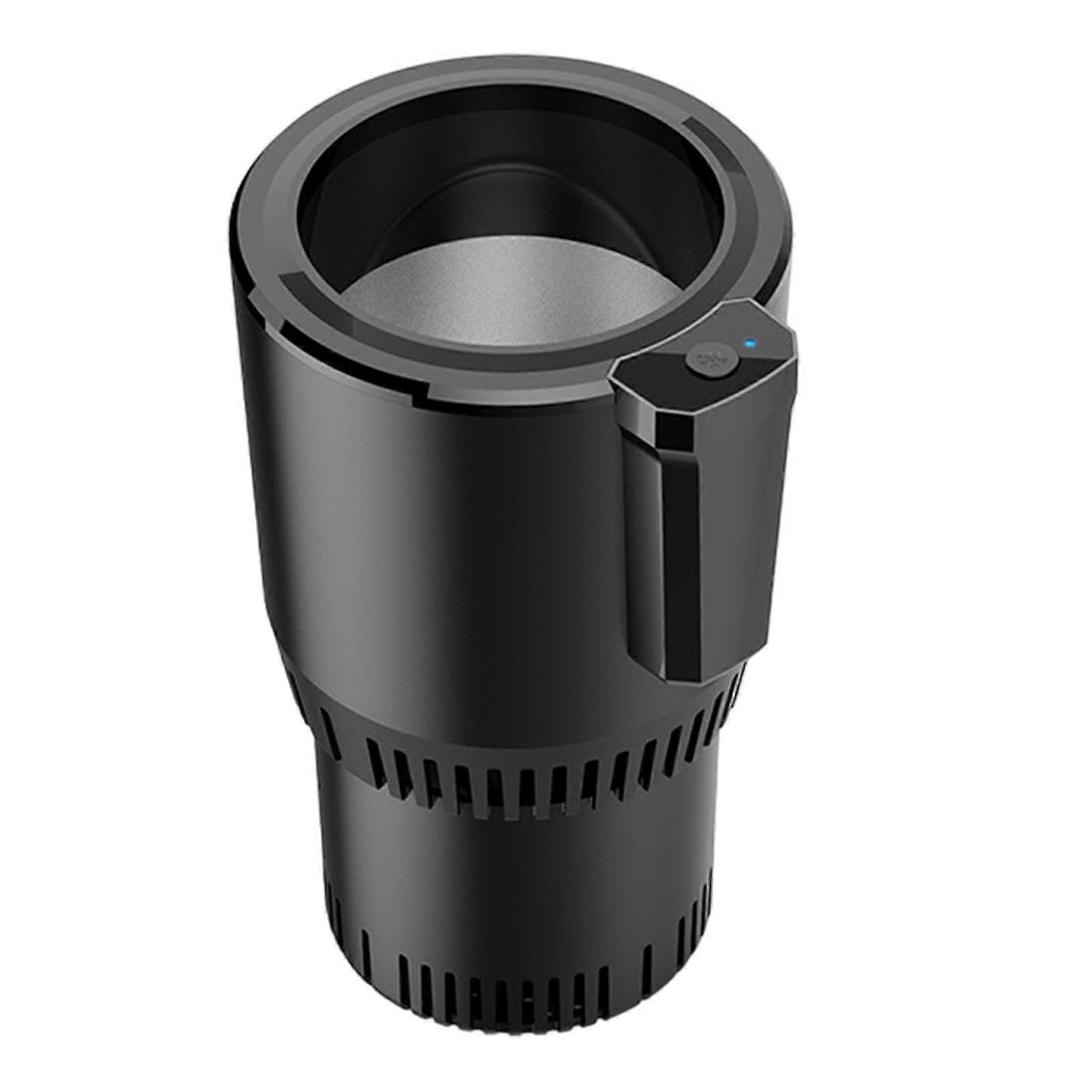Car Cooler Drink Holder with Quick Cooling and Heating Function, Universal Fit for All Car Cup Sizes, Portable Design