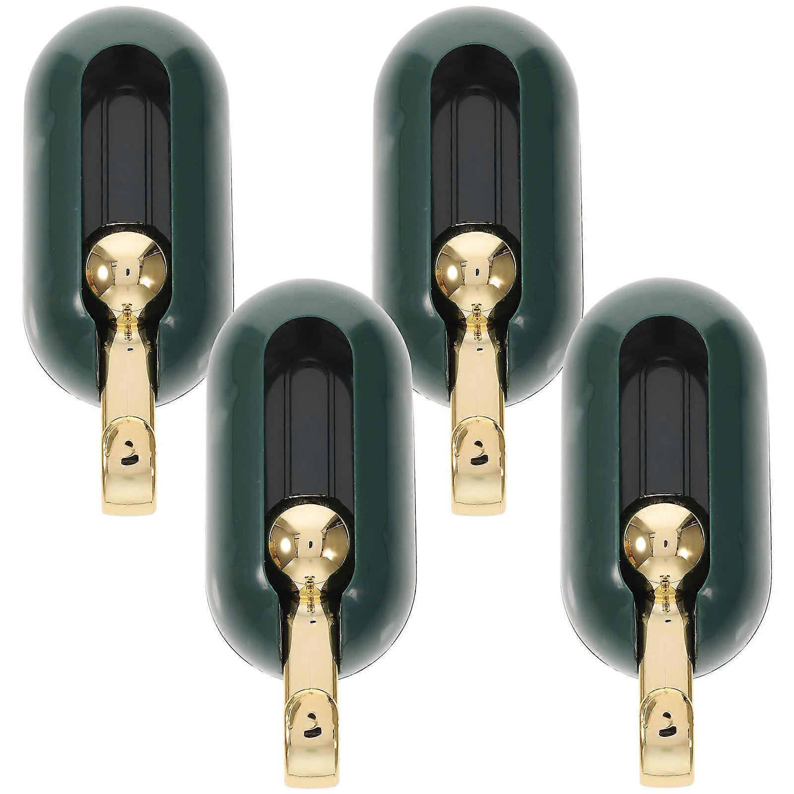 Wall Hook Hat Hooks For Hanging Organizing Closet .2X5CM ABS Material 4Pcs