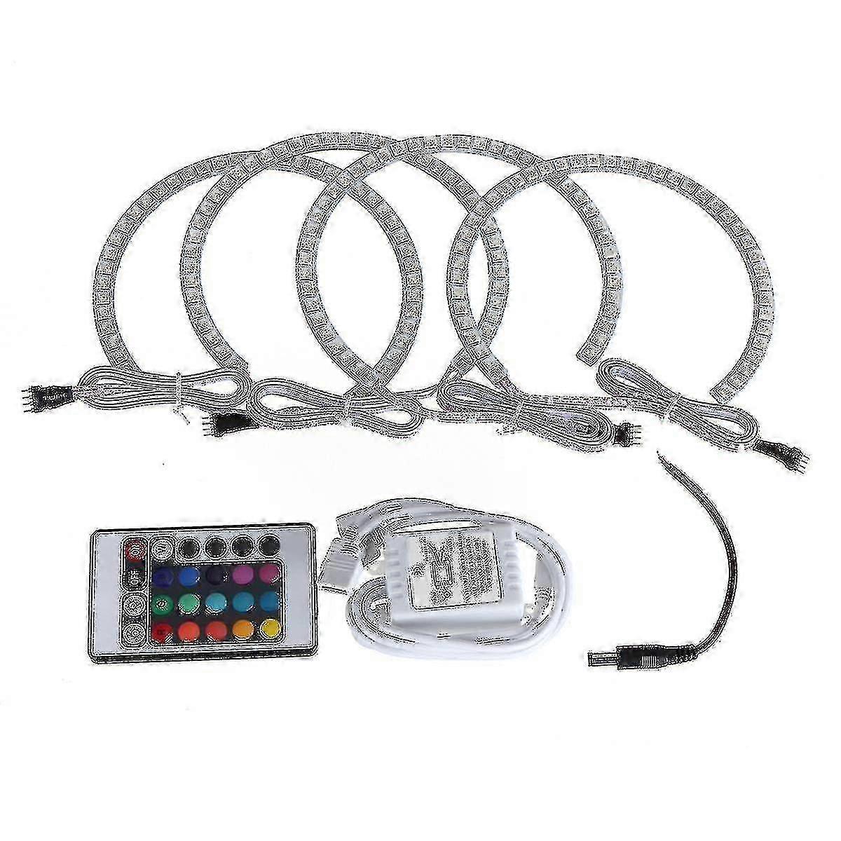 Headlight halo rings for E38 E39 with angel eyes illumination