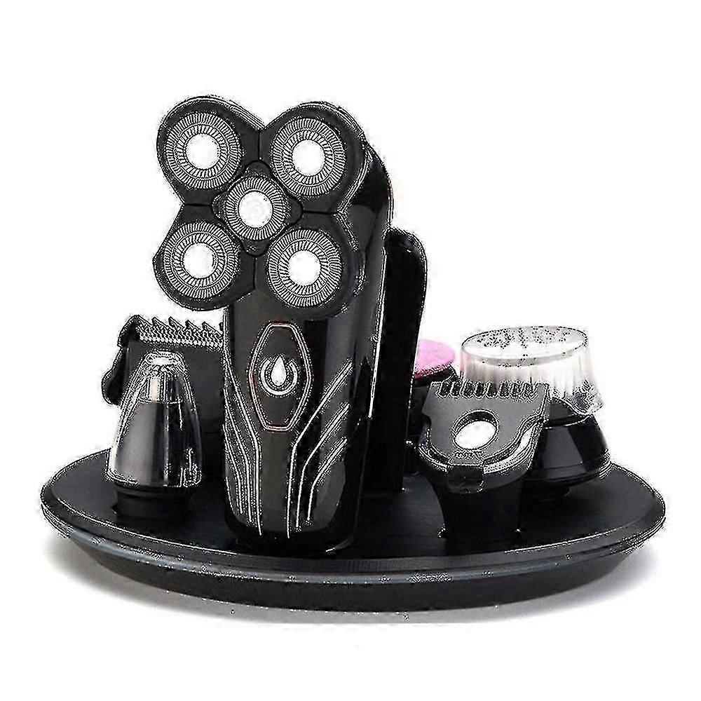 Multifunctional Usb Rechargeable 5 Head Men's Shaver Set