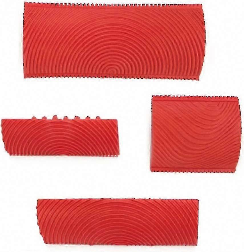 Rubber Ink Roller for Printmaking, Wallpaper, and Linocut, 10cm Brayer Tool