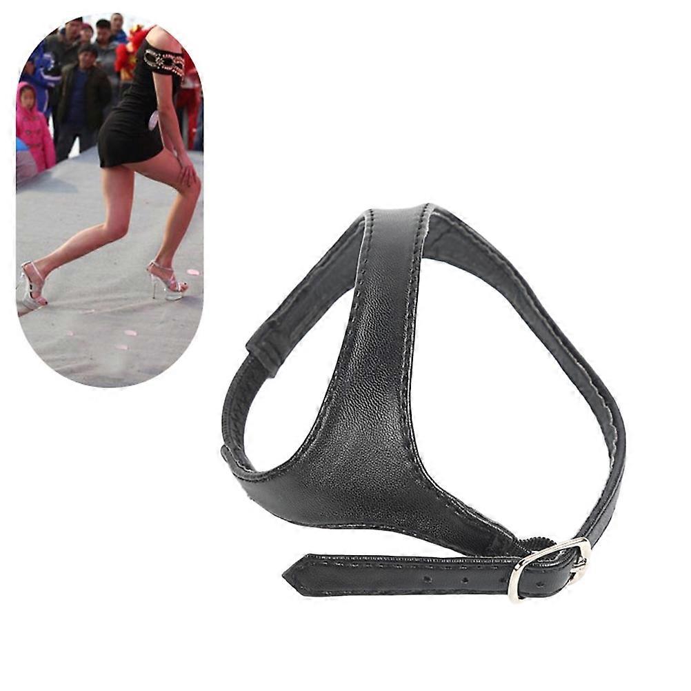 Women's Triangle Shoelace Bundle for High Heels Black Antiloose Shoe Straps 2 Pairs