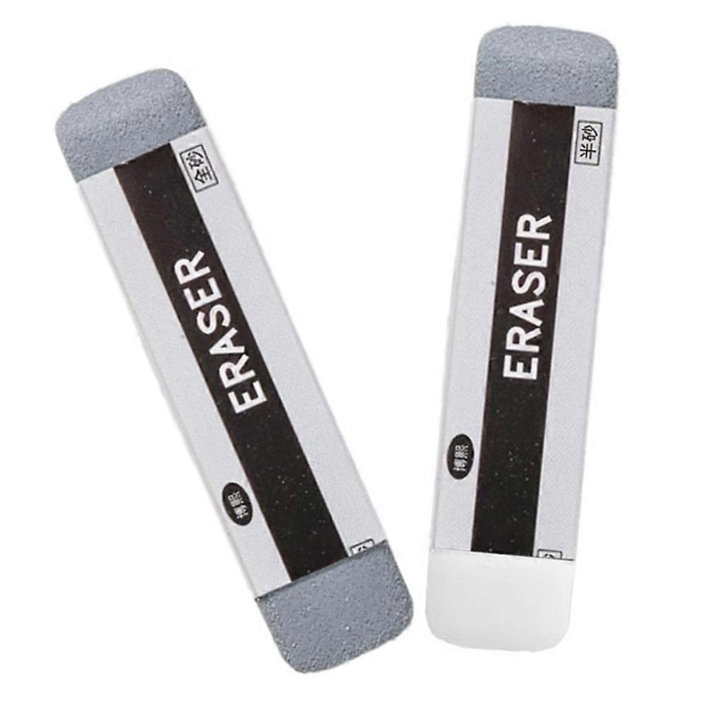 Classroom Must Haves Precision Erasing for Ballpoint Pens Exams 6.60X1.50X1.50CM Frosted Design 2Pcs