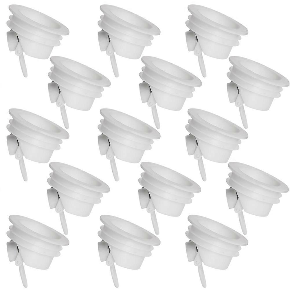 Sewer Core Drain Valves Prevent Clogs Insect-Proof Plugs For Laundry And Basement 15Pcs