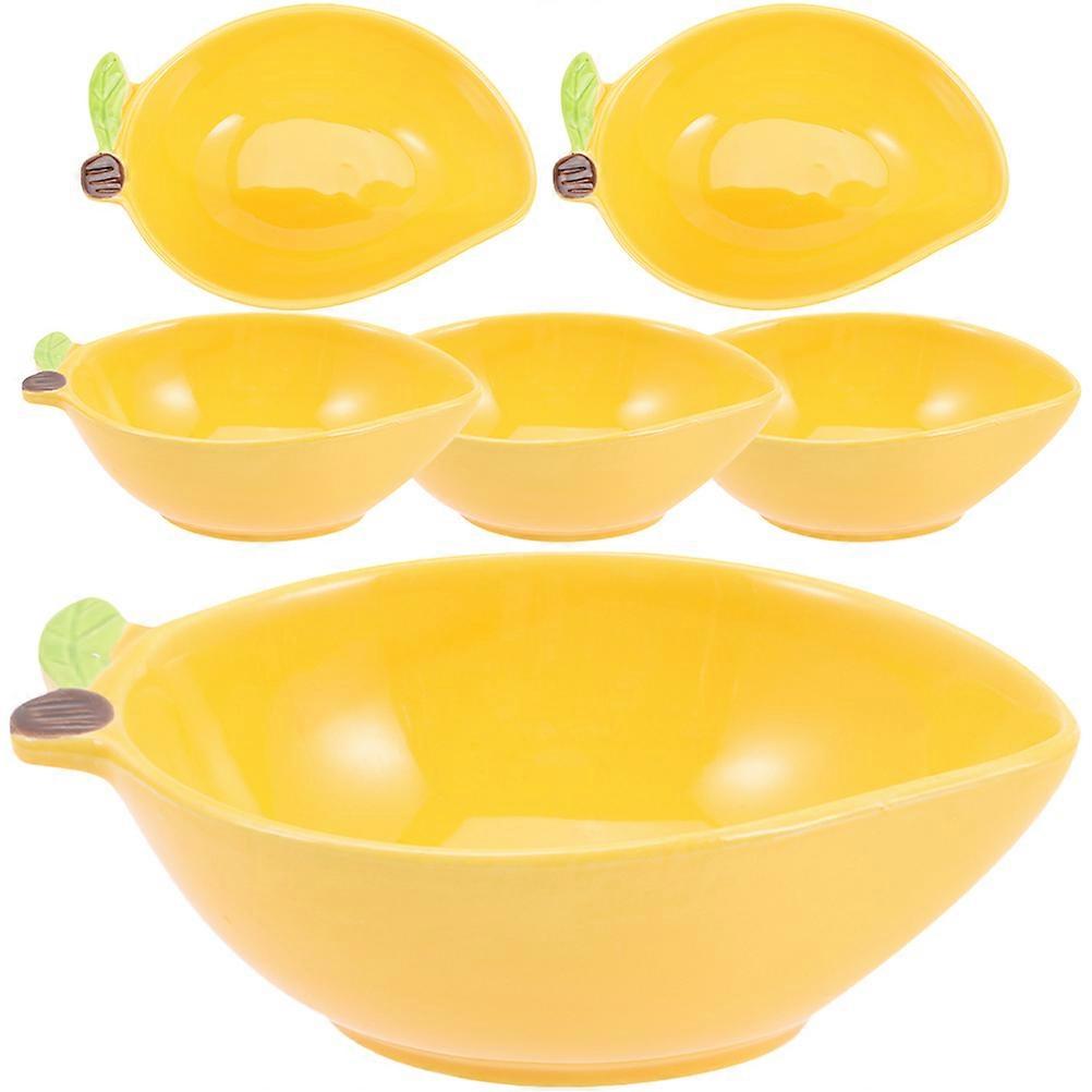Ceramic Condiment Dish Small Serving Dishes For Parties 6Pcs