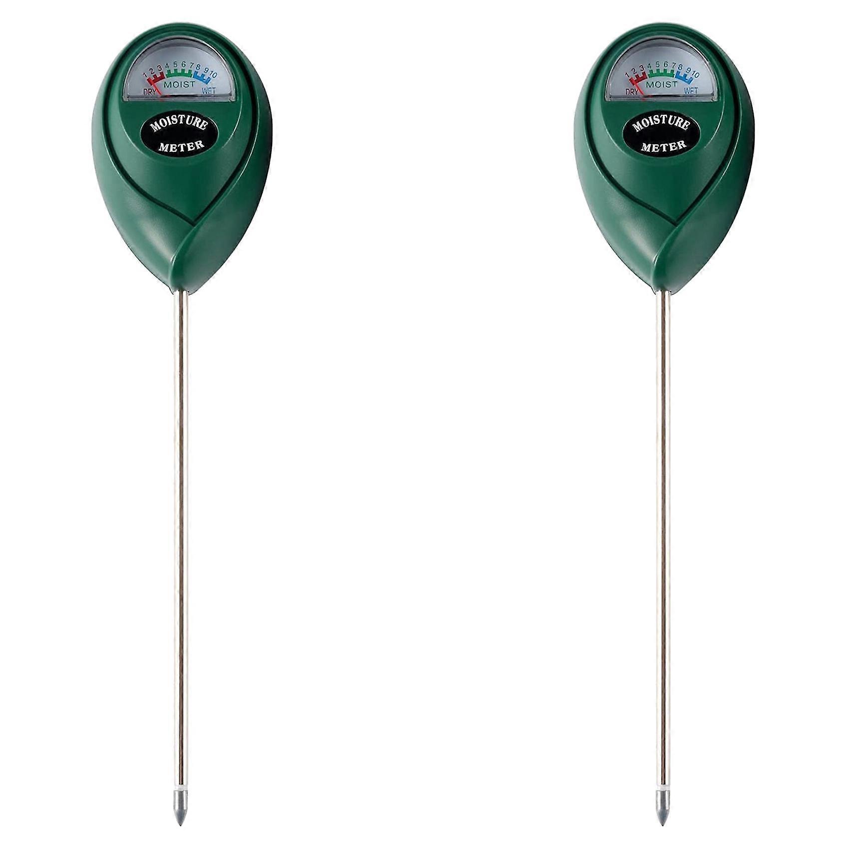 2X Soil Moisture Meter,Plant Water Meter,Moisture Sensor for Garden, Farm, Lawn Plants Indoor & Outd