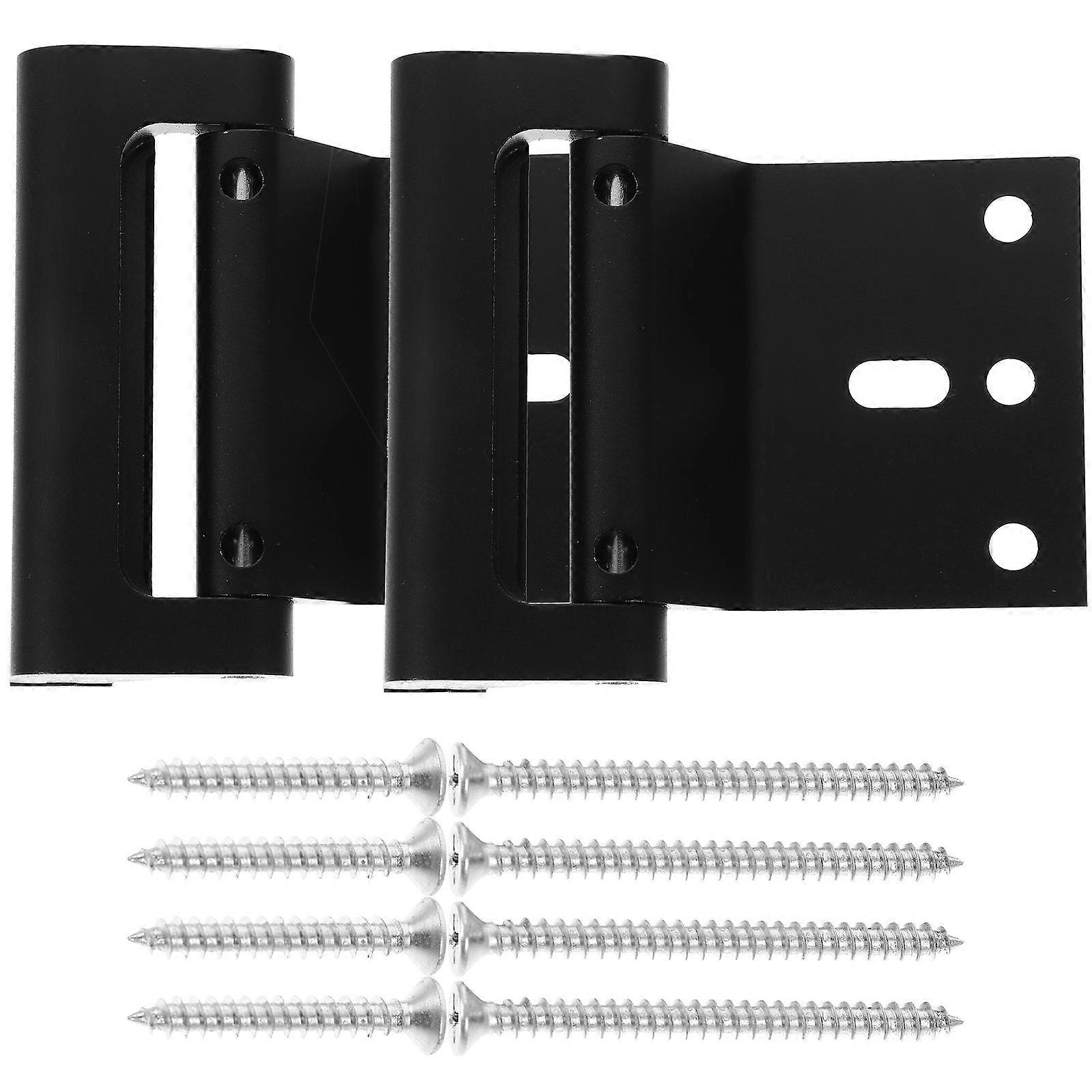 Home Security Lock Reinforcement Door Locks Child Proof Black 77X6Cm 2Sets