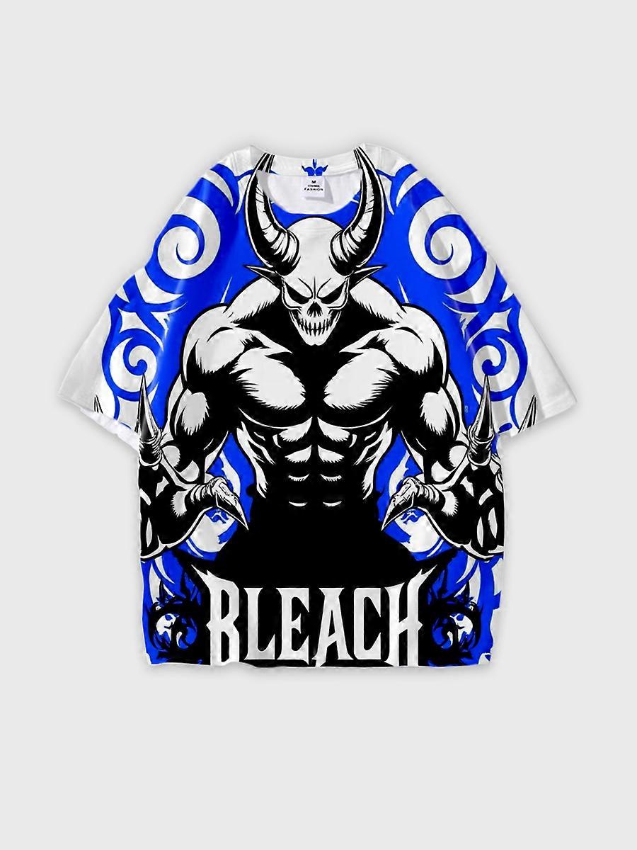 T-shirt round neck Pattern loose short sleeve N311