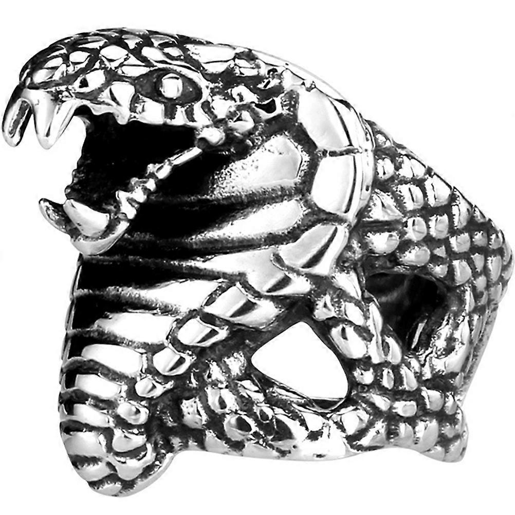 Gothic Snake Ring for Men – Stylish Punk Jewelry, Cool Design for Daily Wear & Cosplay Halloween Parties