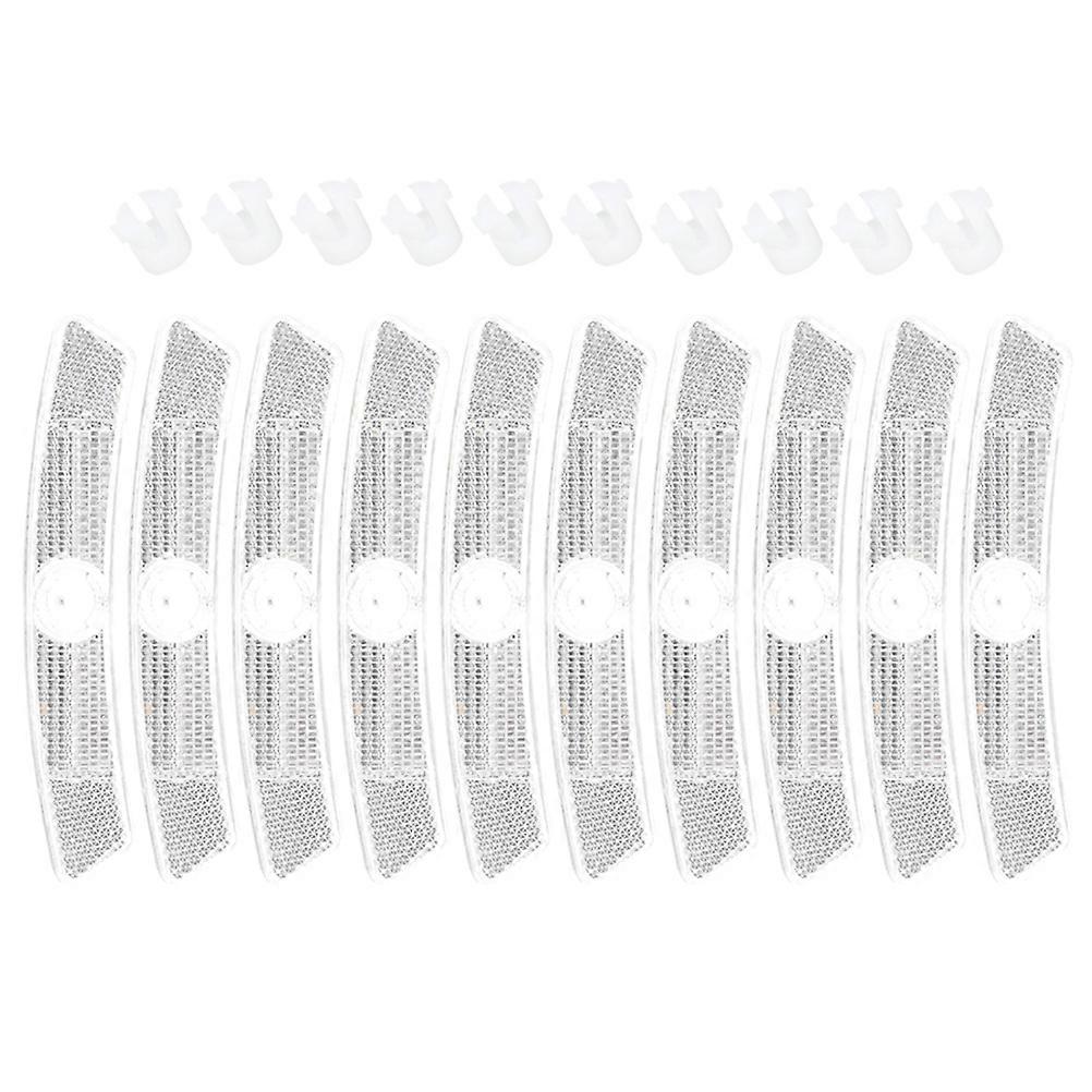 Here's a refined and professional product description for your **10pcs High Reflective Bicycle Wheel Reflectors**:
### 10pcs High Reflective