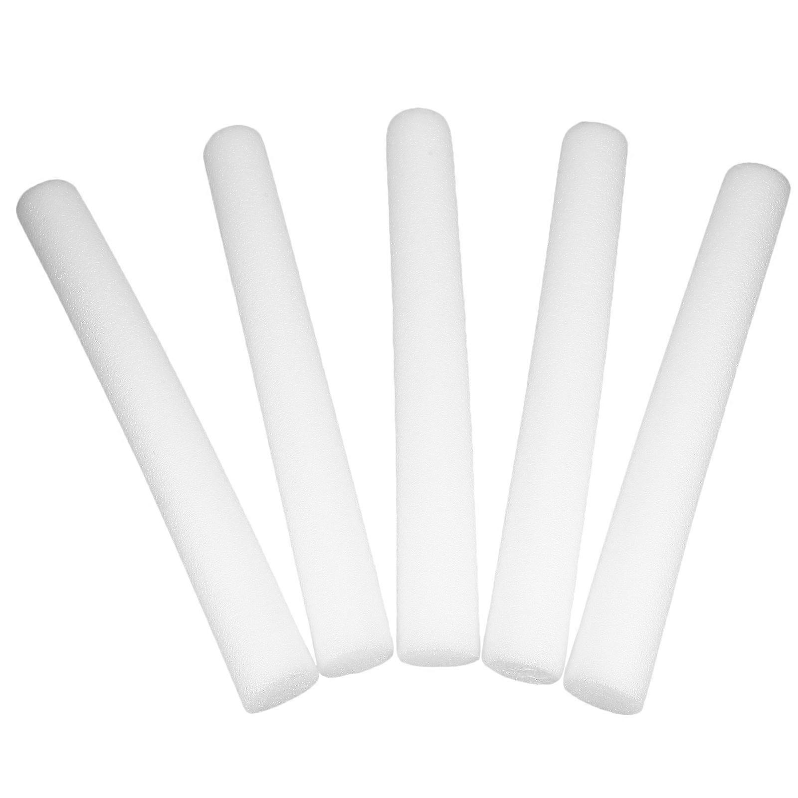 White Floral Foam Rods For Flower Arrangements Diy Crafting Easy Installation And Removal 40 Cm 5Pcs