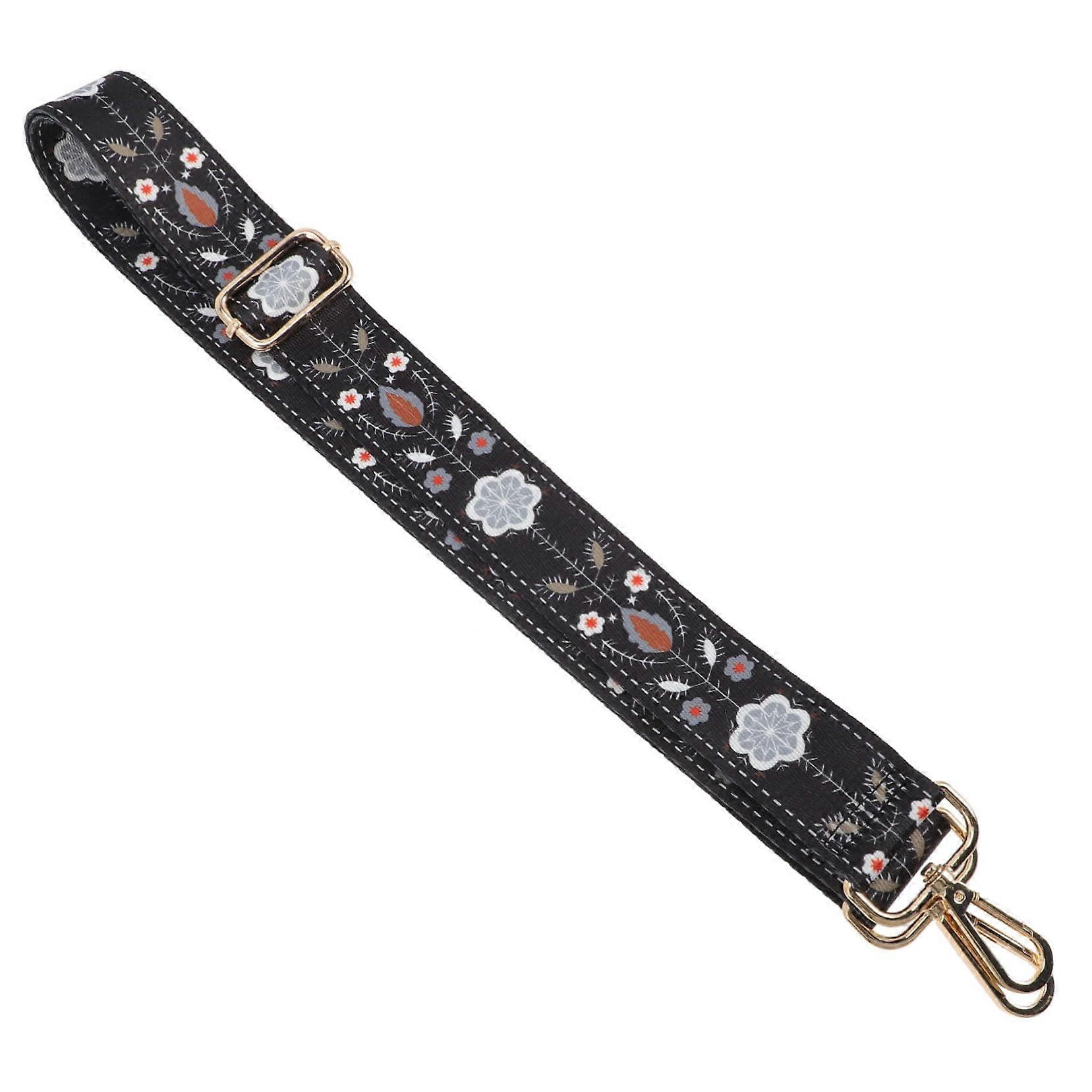 Vintage Banjo Shoulder Strap Adjustable Breathable Design Comfortable Heavy-Duty for Banjo and Instruments Retro Pattern