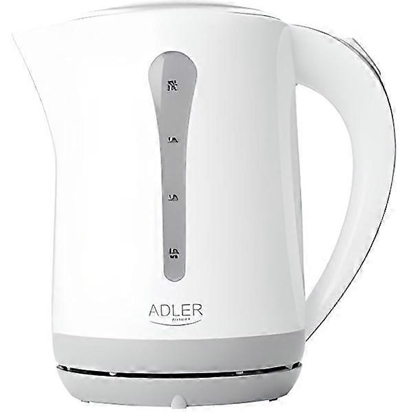 Plastic kettle - AD1244 - White - 2.5L - 2200W - Light indicator.