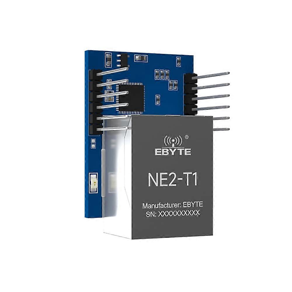 Serial to Ethernet Module NE2-T1 TTL to RJ45 Pin Converter for Modbus TCP RTU IoT MQTT Communication