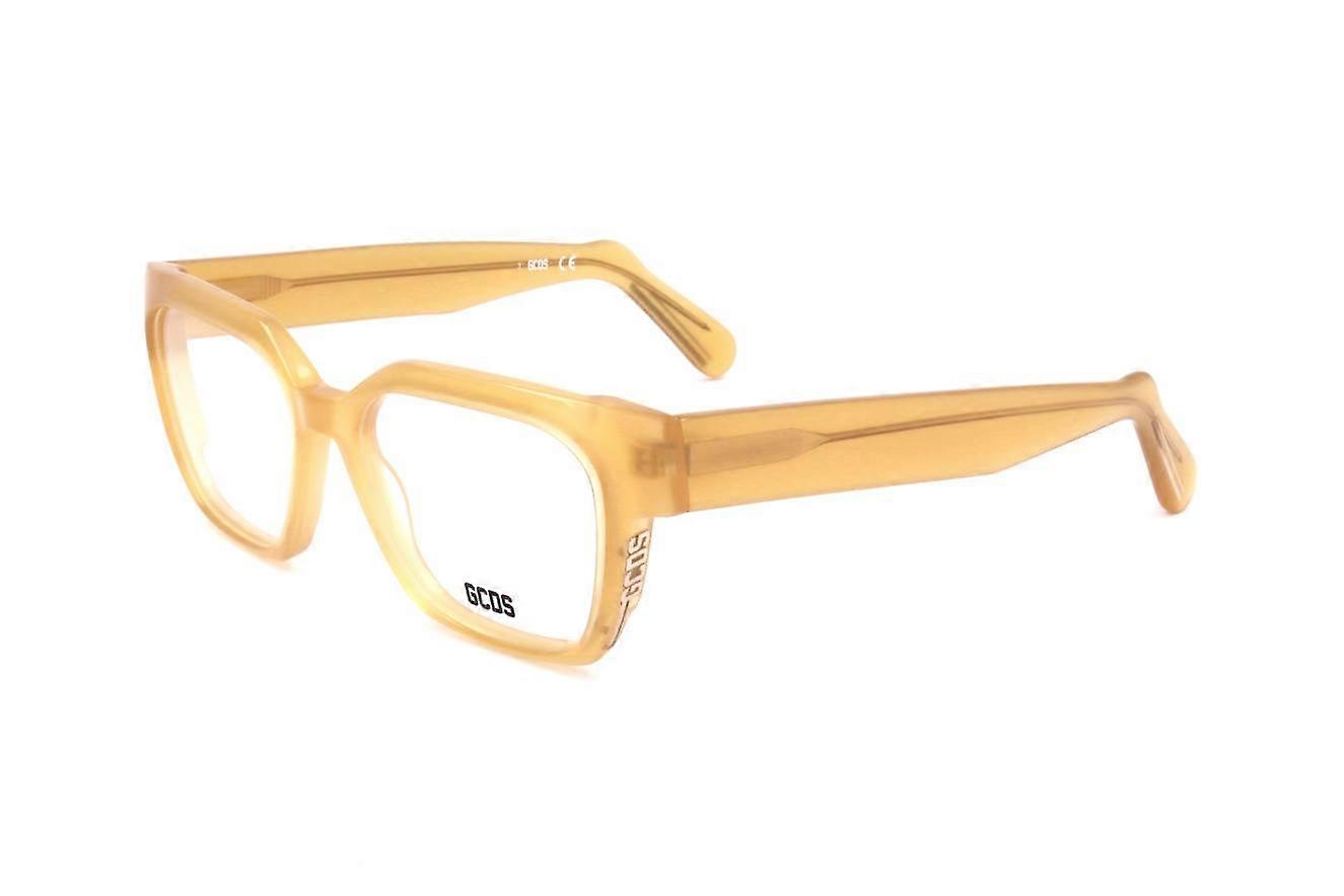 Eyewear Frames GCDS GD5013 039 SHINY YELLOW 52/16/145 UNISEX