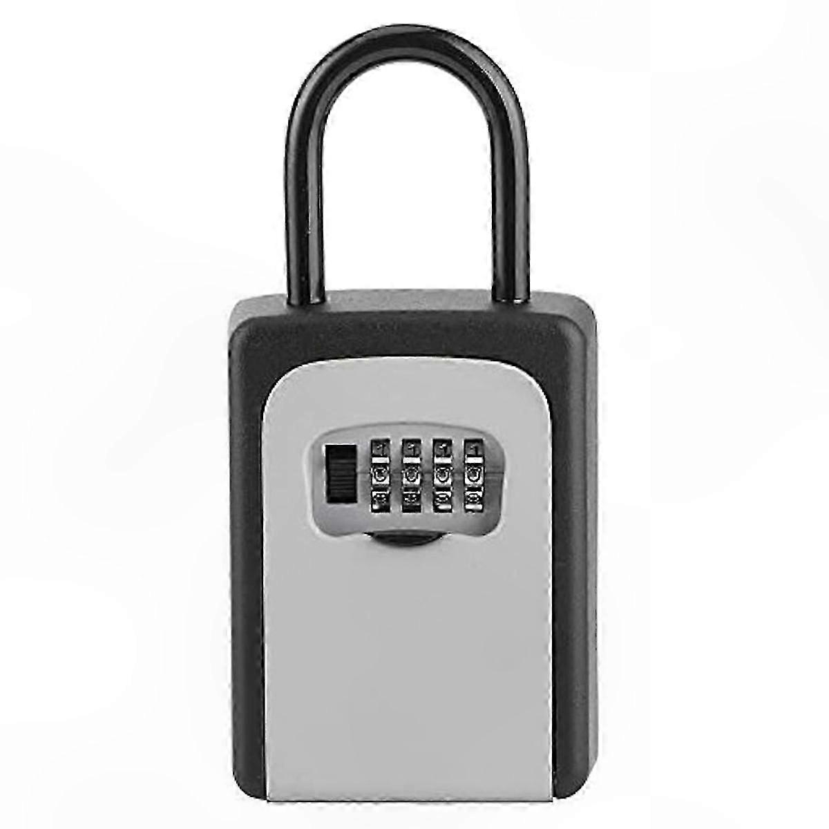 Secure Wall-Mounted Key Storage Box with Combination Lock