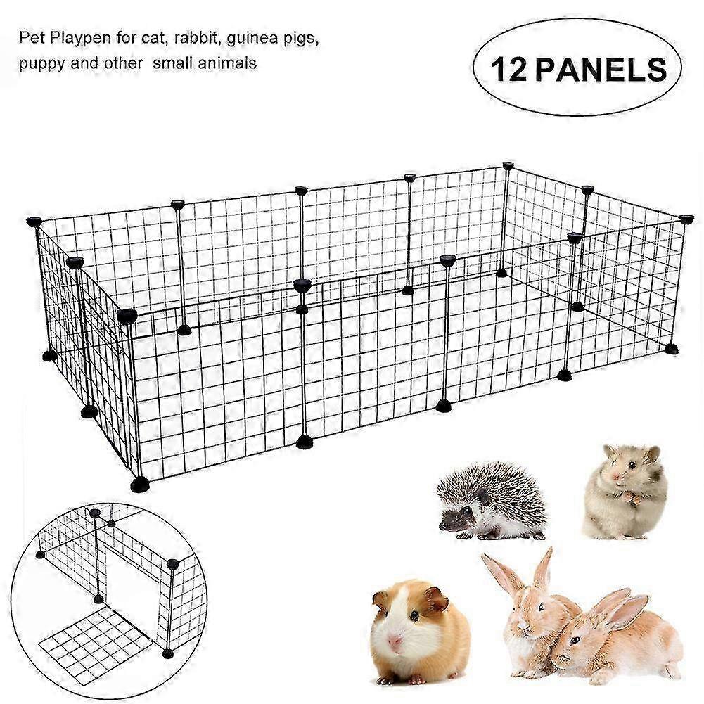 DIY Small Animal Exercise Fence & Guinea Pig Cage - Versatile Pet Playpen for Safe and Interactive Fun