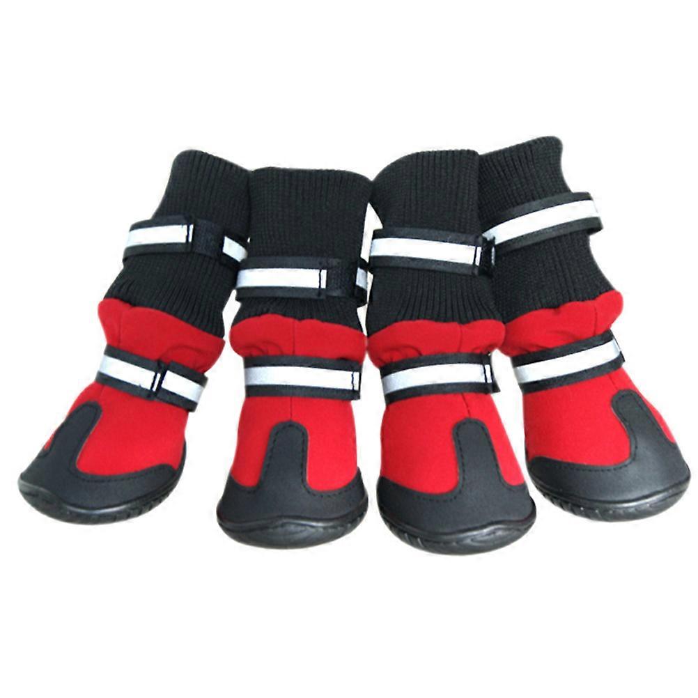 Dog Shoes with AntiSlip Soles for Outdoor Walks and All Weather Use Fabric and Rubber Size