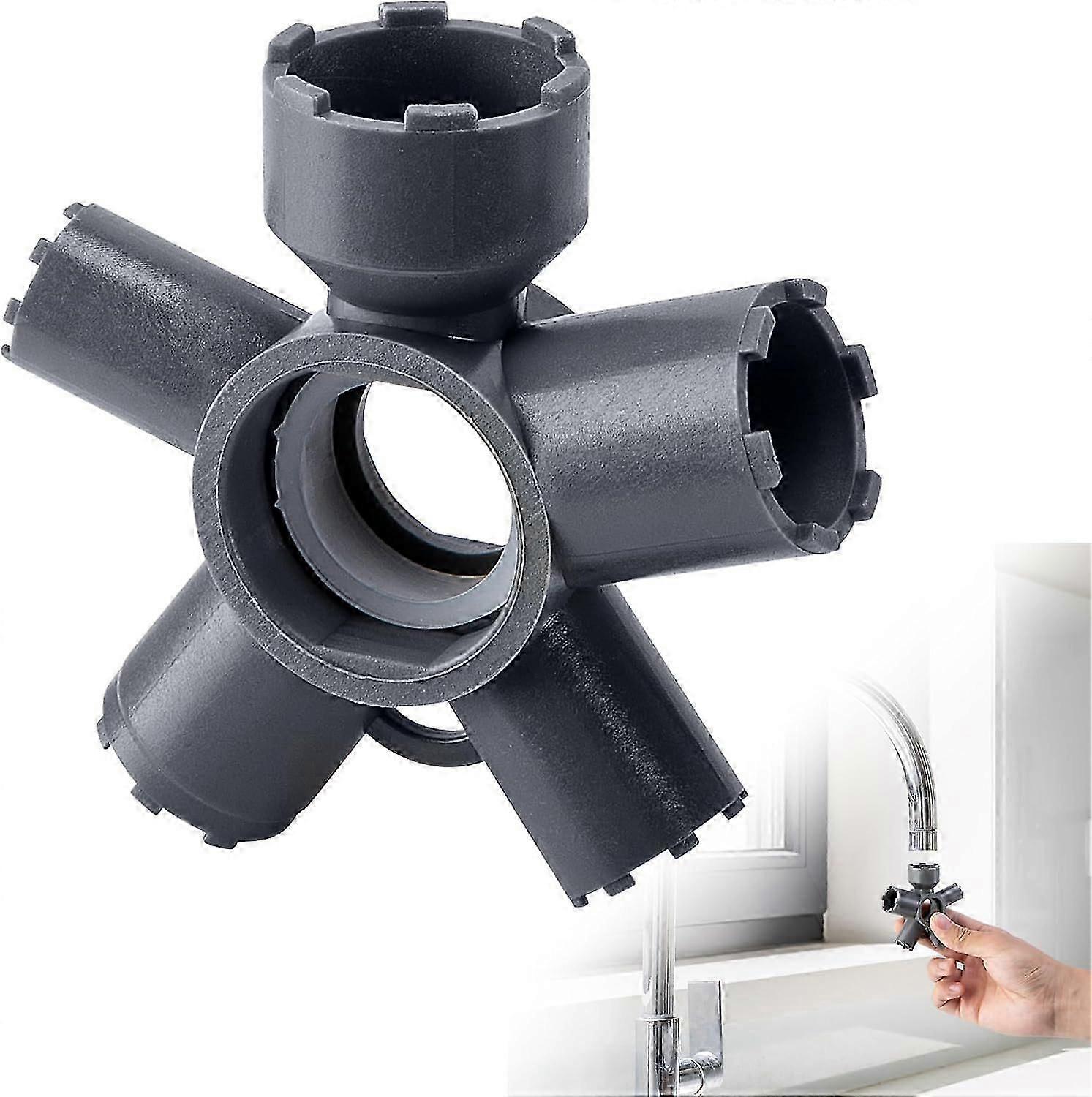 2025 Latest Model 10 in 1 ABS Faucet Aerators Removal Tool,Universal Faucet Key