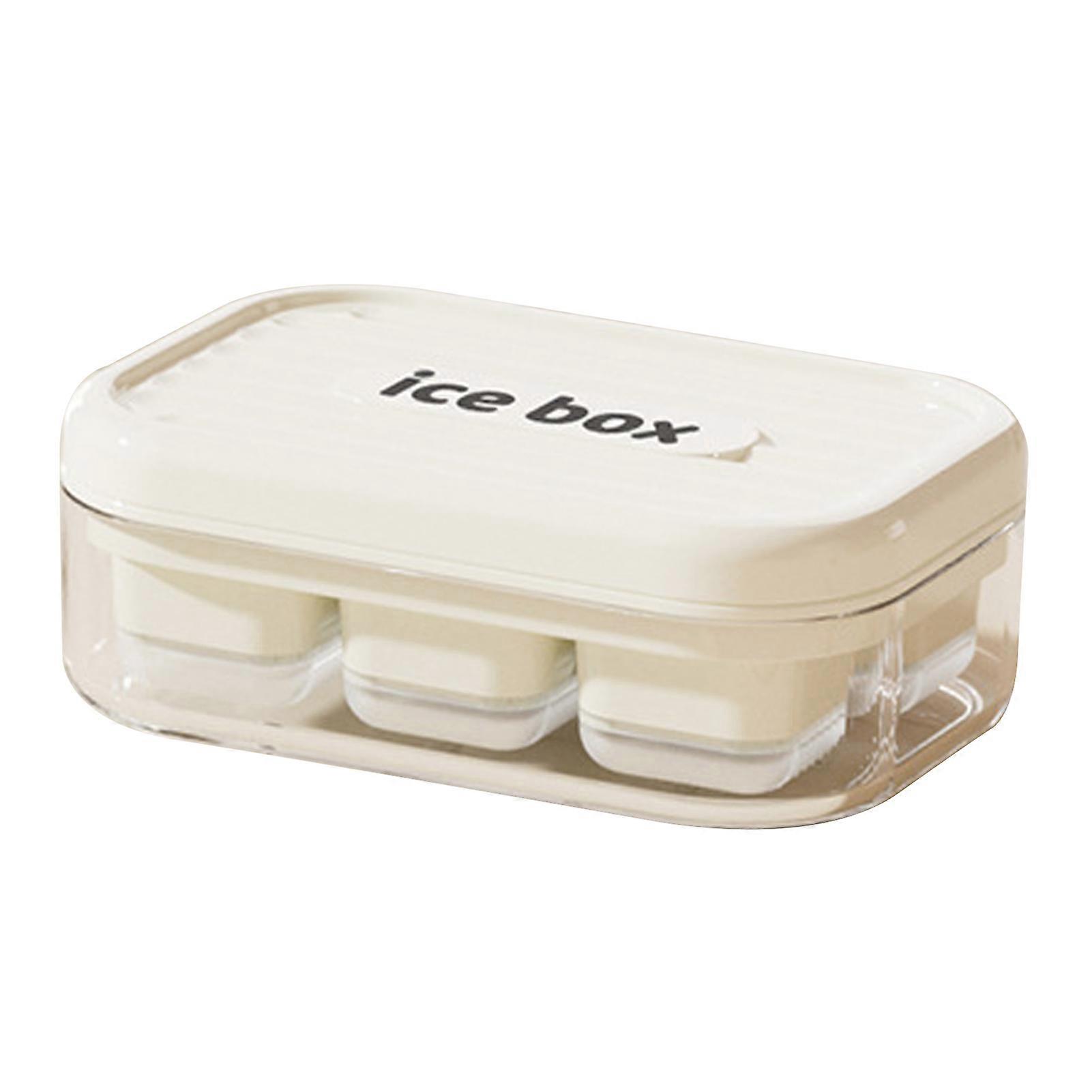 Stackable Ice Tray with Lid for Refrigerator Ice Storage Versatile Multi-Purpose Ice Maker for Kitchen Convenience