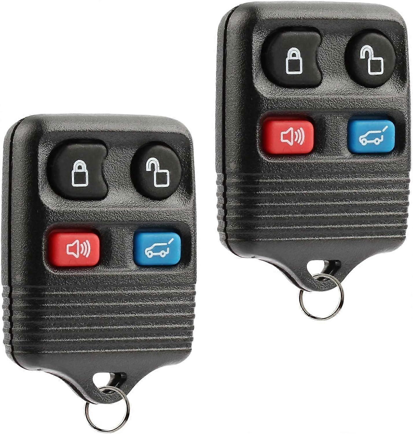 Key Fob Keyless Entry Remote fits Ford Expedition Explorer / Lincoln Aviator Navigator / Mercury Mountaineer (CWTWB1U322), Set of 2