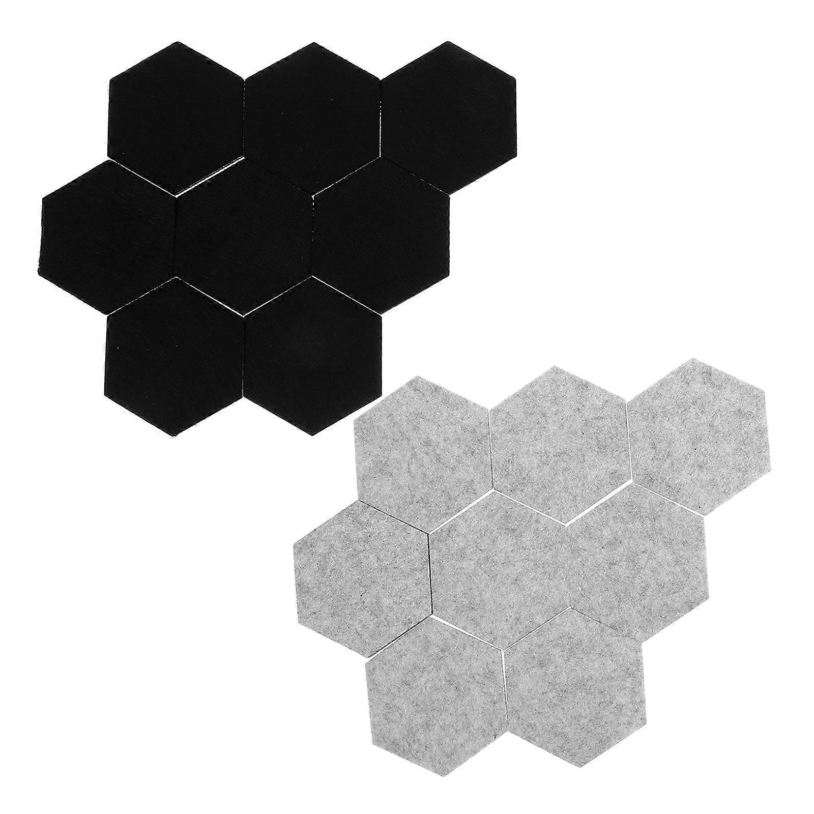 Insulated Coasters Set Of 2 Pcs Hexagon Design For Dining Room With High Class Aesthetic And Table Damage Prevention