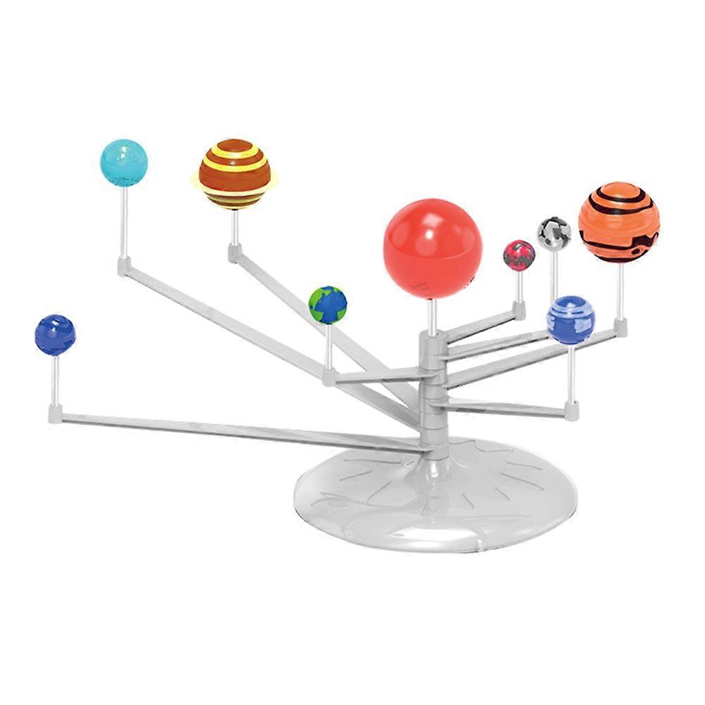 Diy Solar System Model Kit for Educational Planetary Learning, Enhances Hand Eye Coordination and Intellectual Development for Home or Classroom Use
