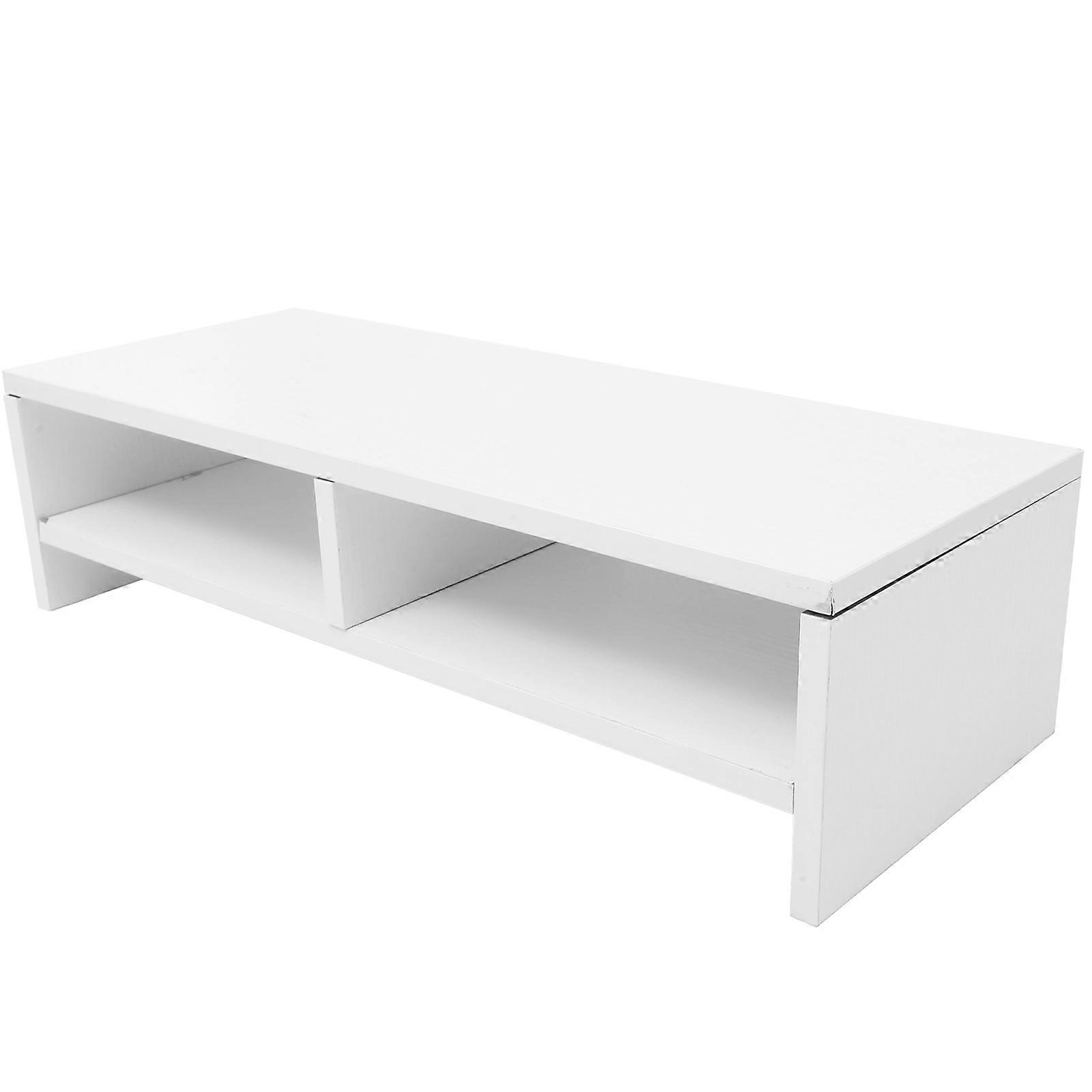 Monitor Stand 2 layer Desk Laptop Shelf Computer Lifting Rack Shelf Accessory