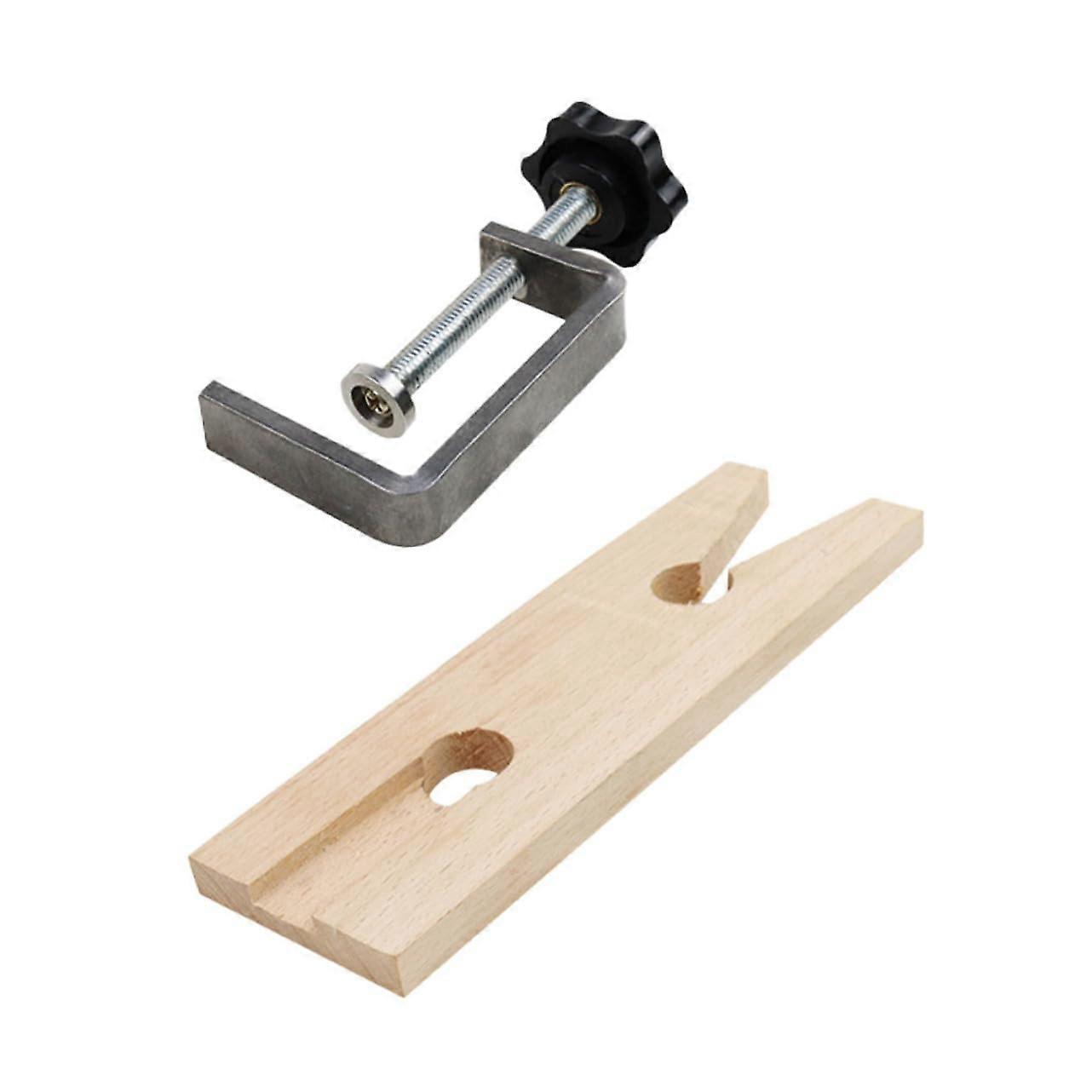 Wooden Table  Jewellery Bench Pin Practical Tilting Table Clamp