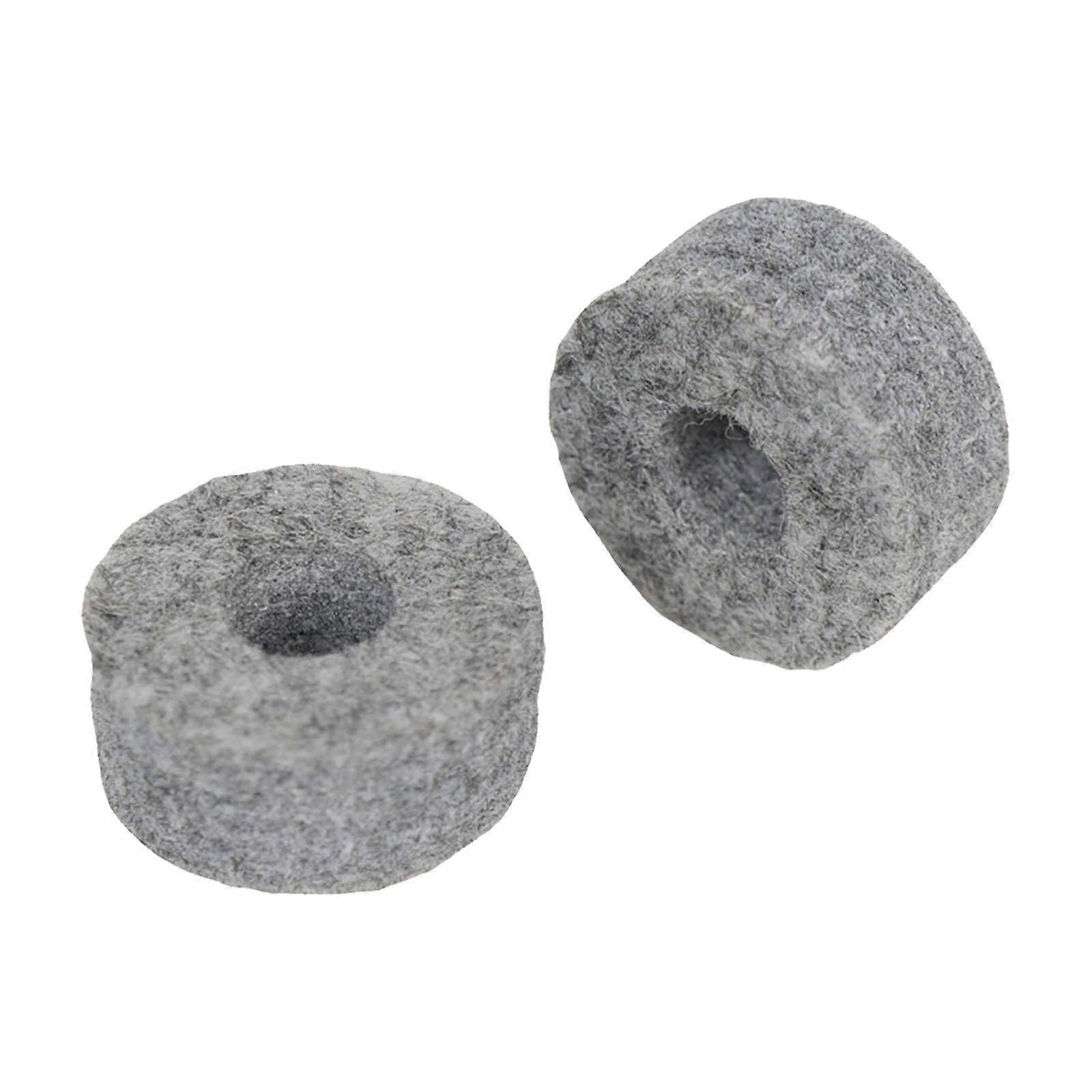 Pack of 2 cymbal stand felts, drum parts soft percussion instrument accessories drum felts replacement.