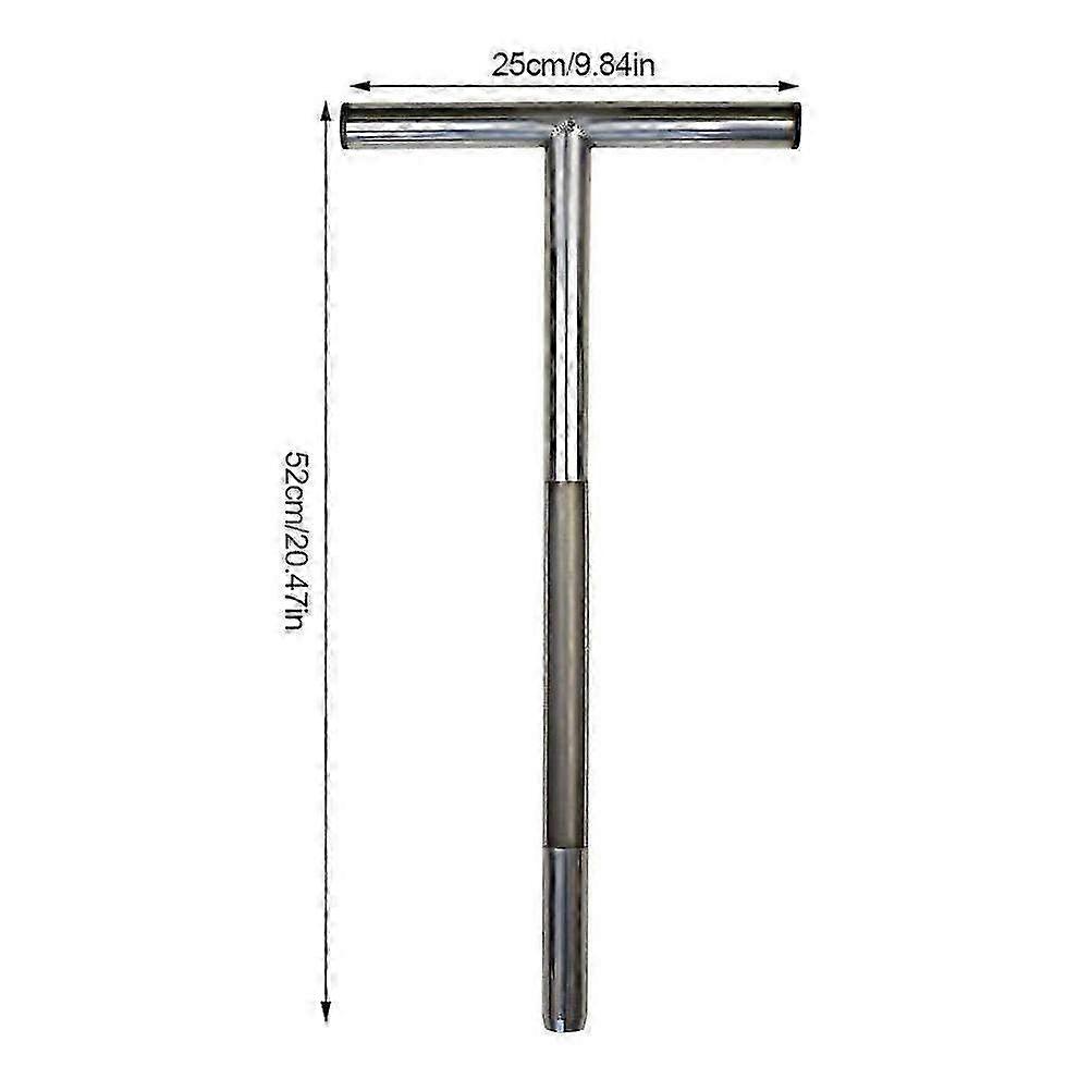 Stainless Steel Soil Sampler Probe with T-Style Handle - Soil Testing Kit for Accurate Soil Analysis and Sampling