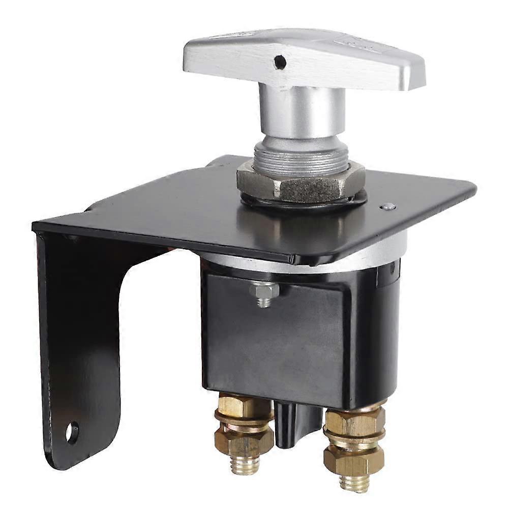 High Current Battery Isolator Switch 500A, 12V-48V, Main Power Switch with Locking Plate for Trailers, ATV, Boats