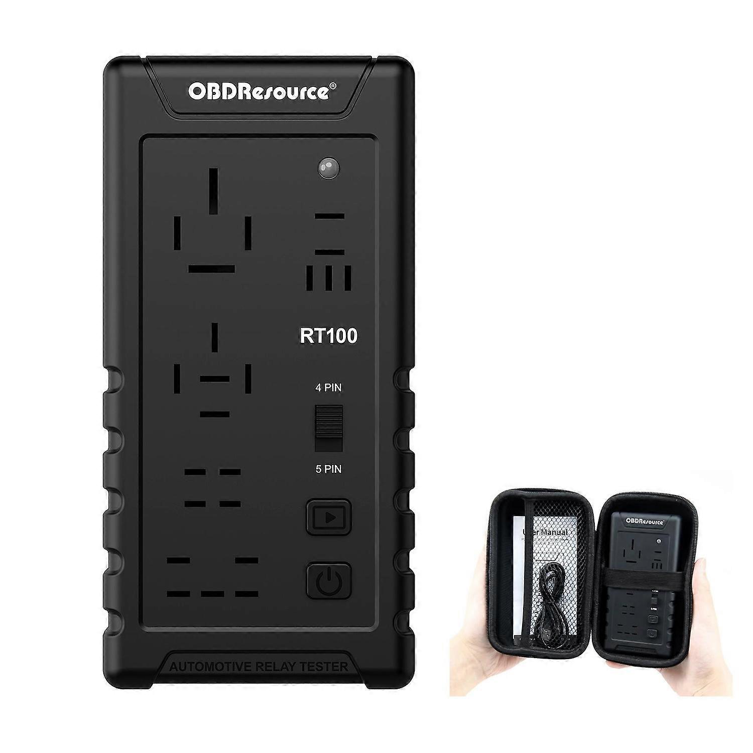 OBDResource 12V Automotive Relay Tester RT100 With Storage Bag