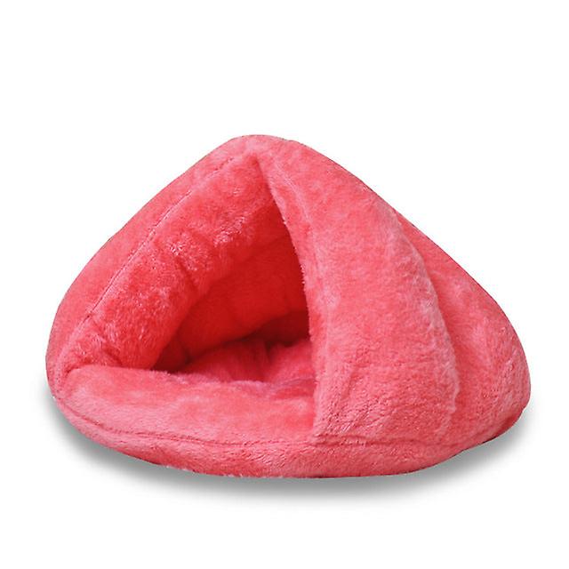 Pet Bed For Cats Dogs Soft Nest Kennel Bed Cave House Sleeping Bag Mat Pad Tent Pets Winter Warm Cozy Beds 2 Size S L 3 Colors