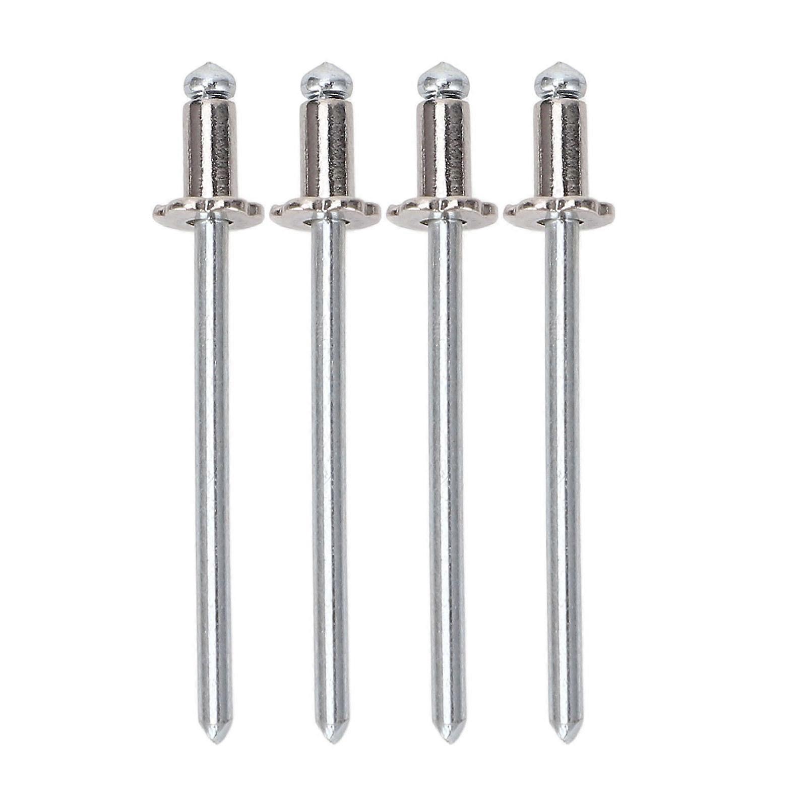 4PCS Aluminum Rosette Rivets Silver High Strength Rustproof for AMC VIN DOOR TAG Replacement