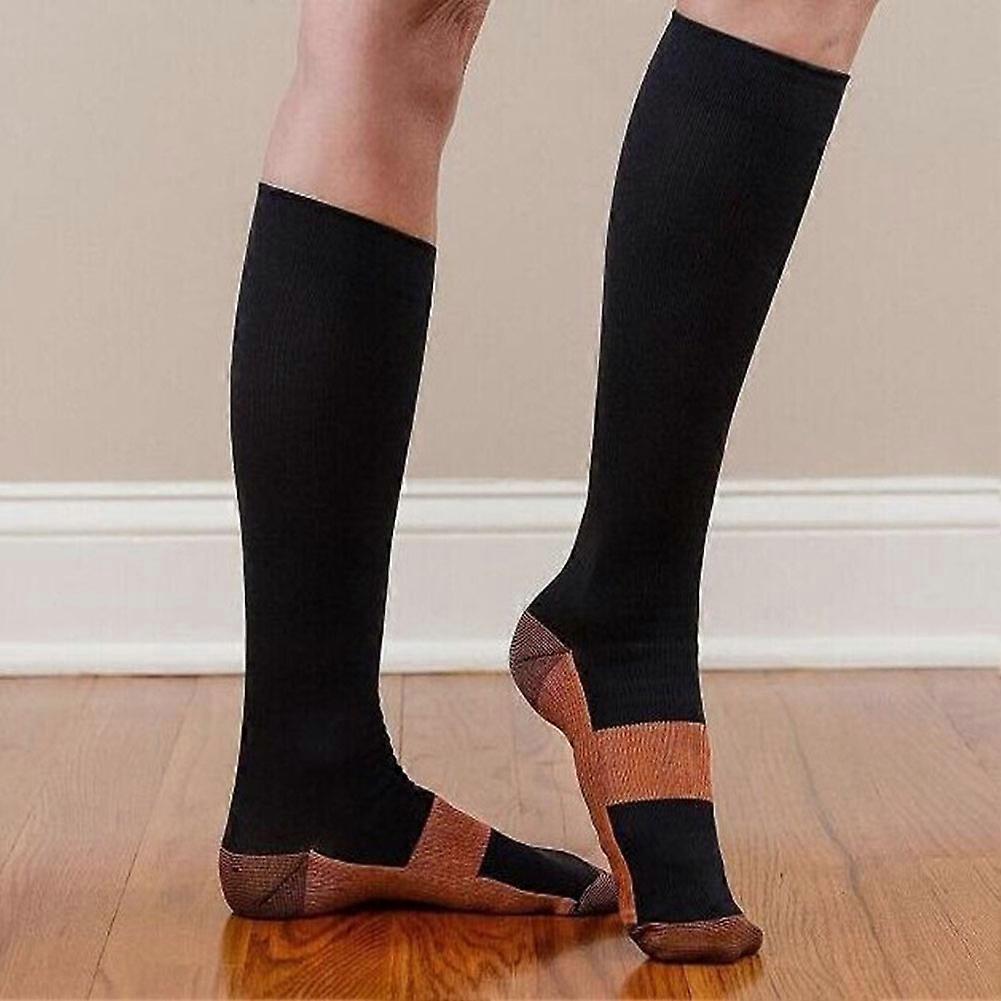 Copper Compression Socks for Men Women Best for Running Athletic and Travel