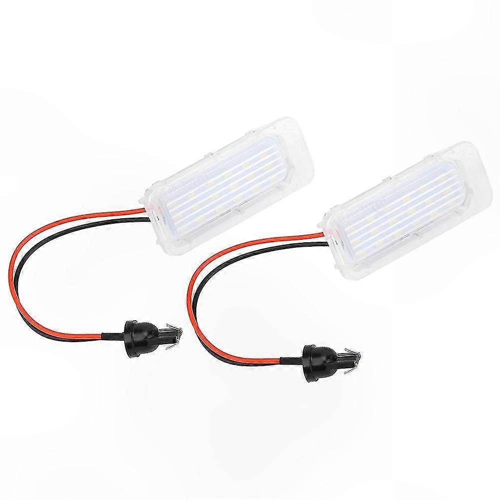 2PCS LED License Plate Lights for Focus 2 Hatchback 2008-2012