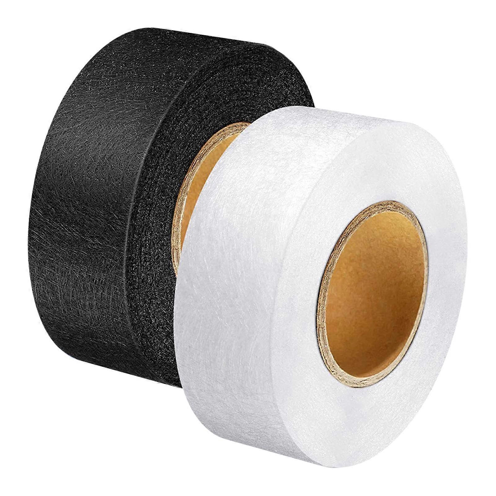 2 Pack Wonder Web Hemming Tape, 64 Meters Iron On for Trousers, Curtains