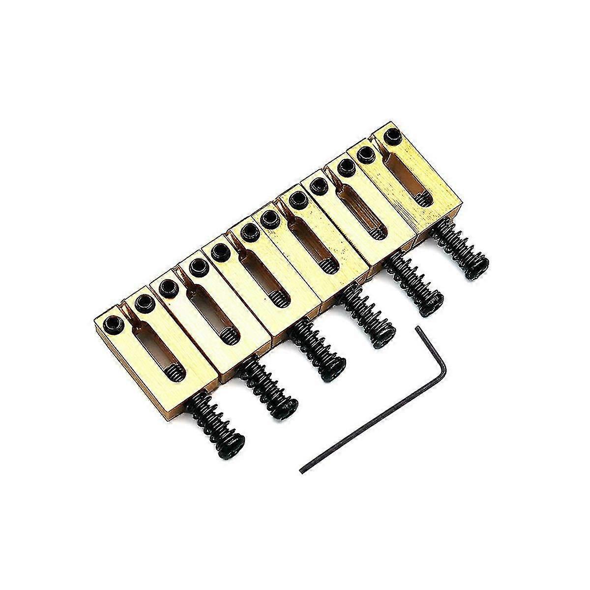 6-Piece Electric Guitar Single Shake Tremolo Bridge String Set with Bottom String Bar Pressing String Co