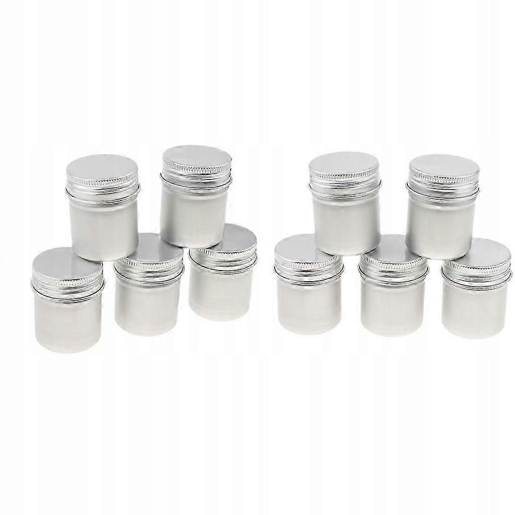10 Aluminum Cans Jars Lids