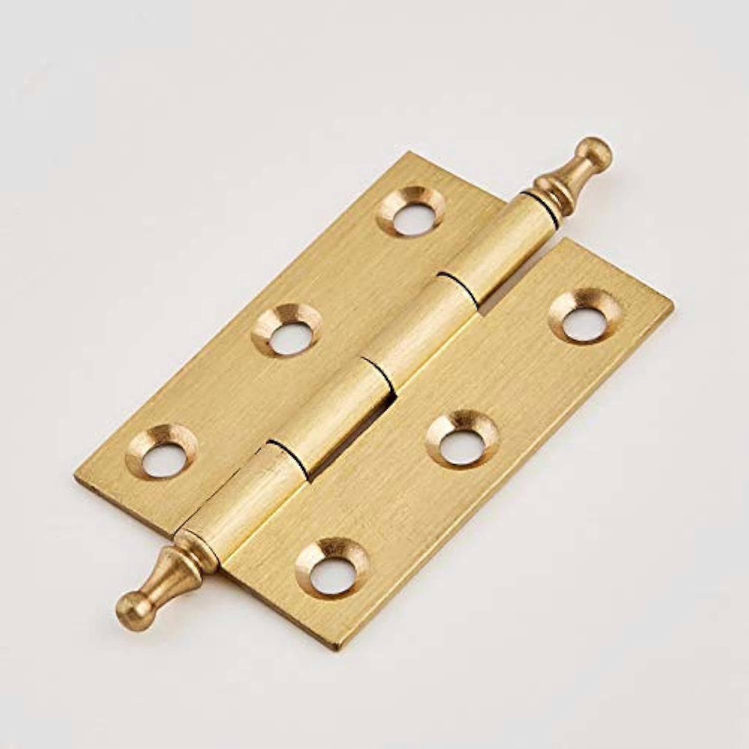 4 Pack Decorative Solid Brass Cabinet Cupboard Door Decorative Butt Hinge