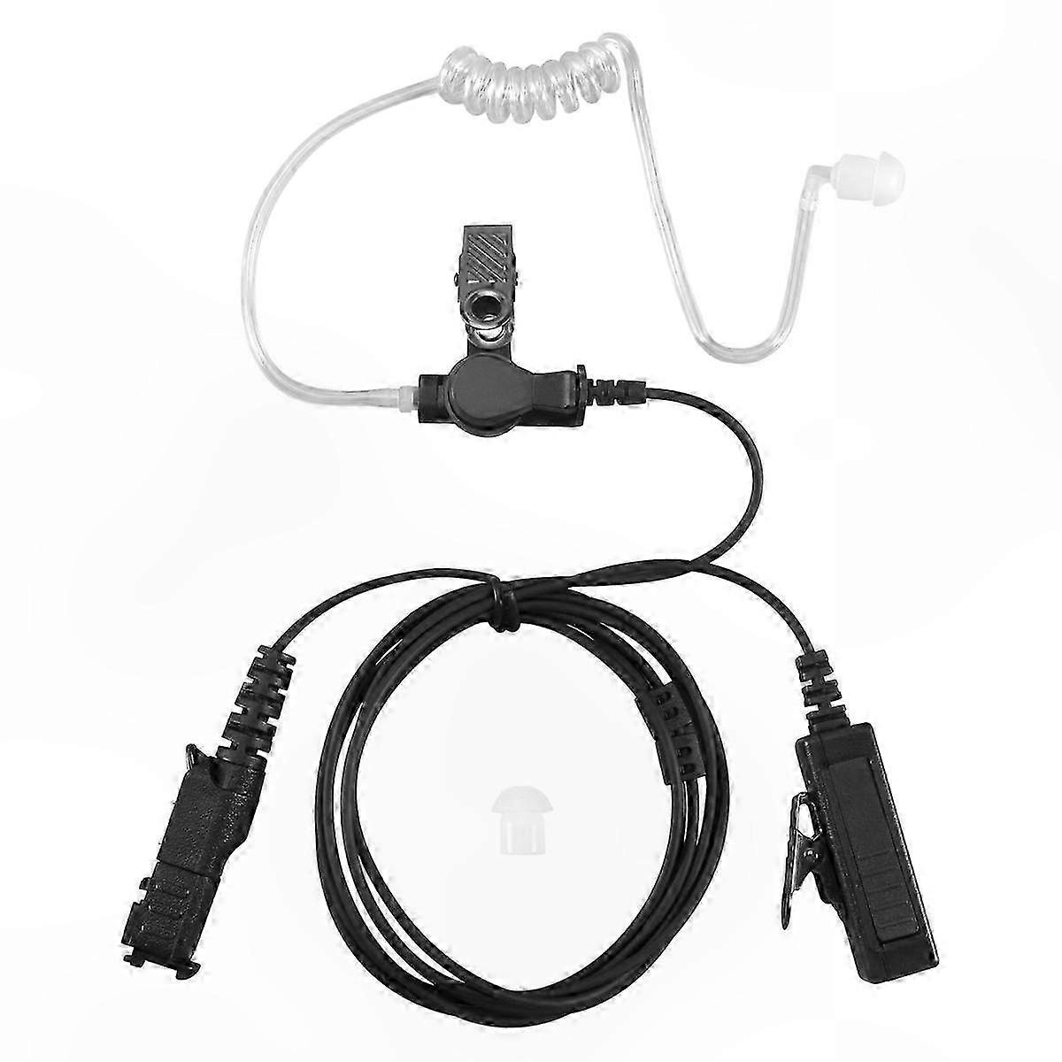 Two-Way Radio Earpiece Headset with Push-to-Talk Function, Compatible with MTP Models