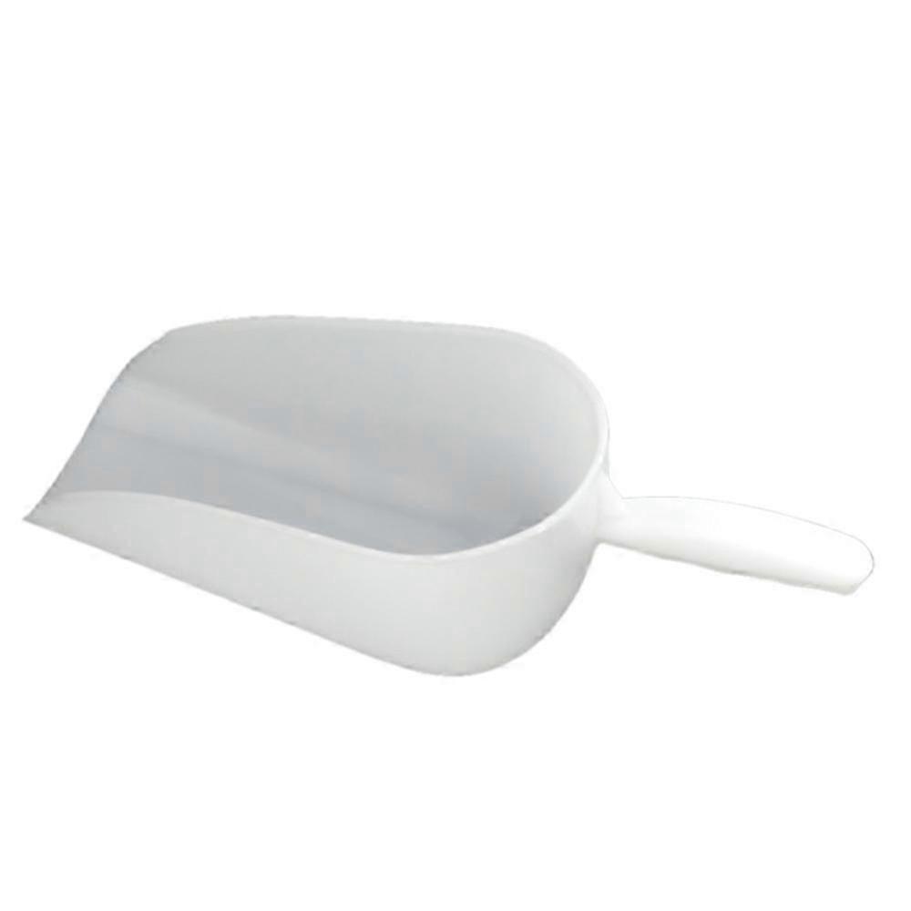 White Thick Plastic Feed Fodder Shovel Spoon Pig