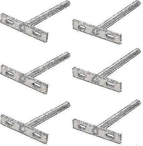 Shelf brackets, galvanized solid steel, can be hidden behind the shelf with strong load-bearing capacity
