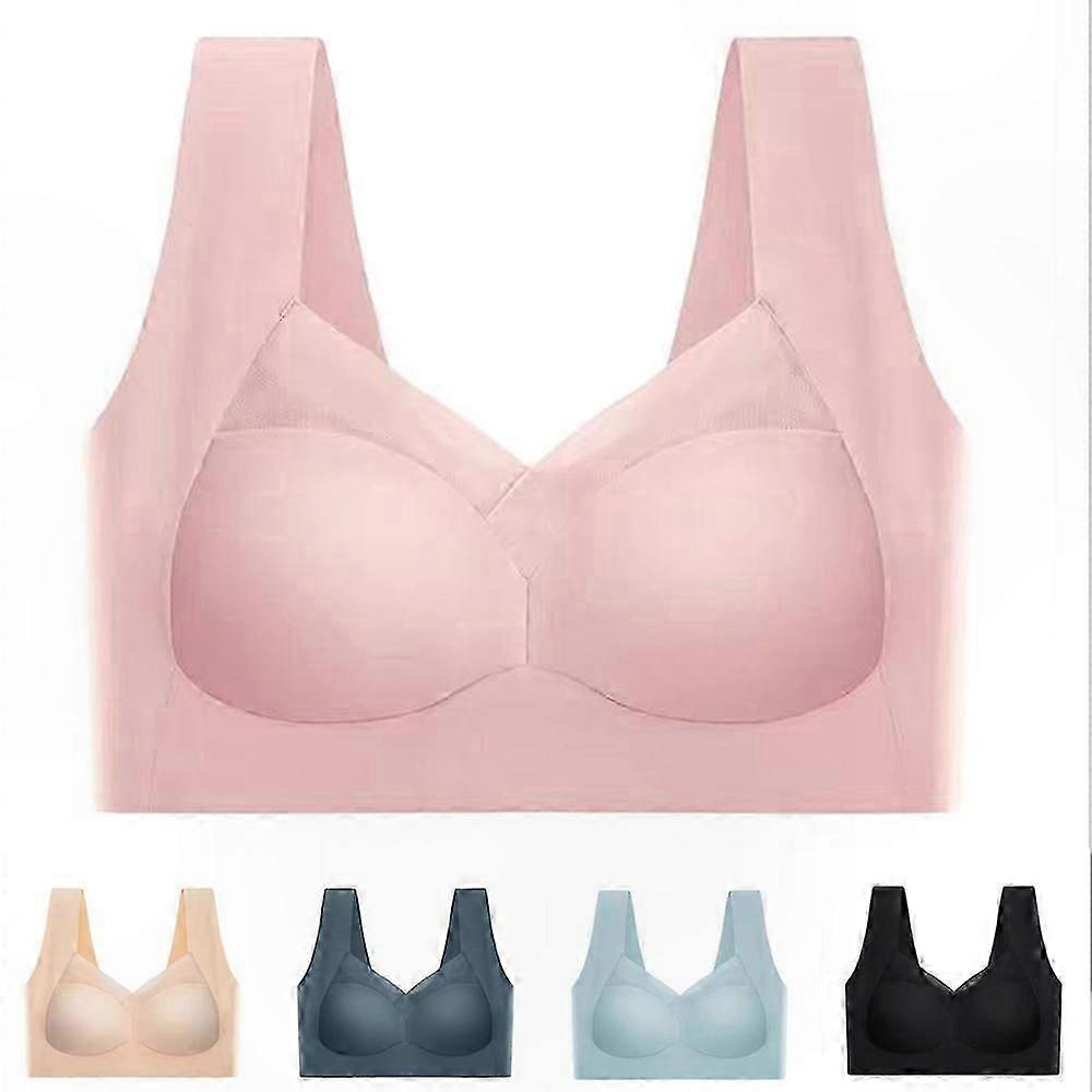 Posture Enhancing Wireless Comfort Bra with Ergonomic Cross Design Support