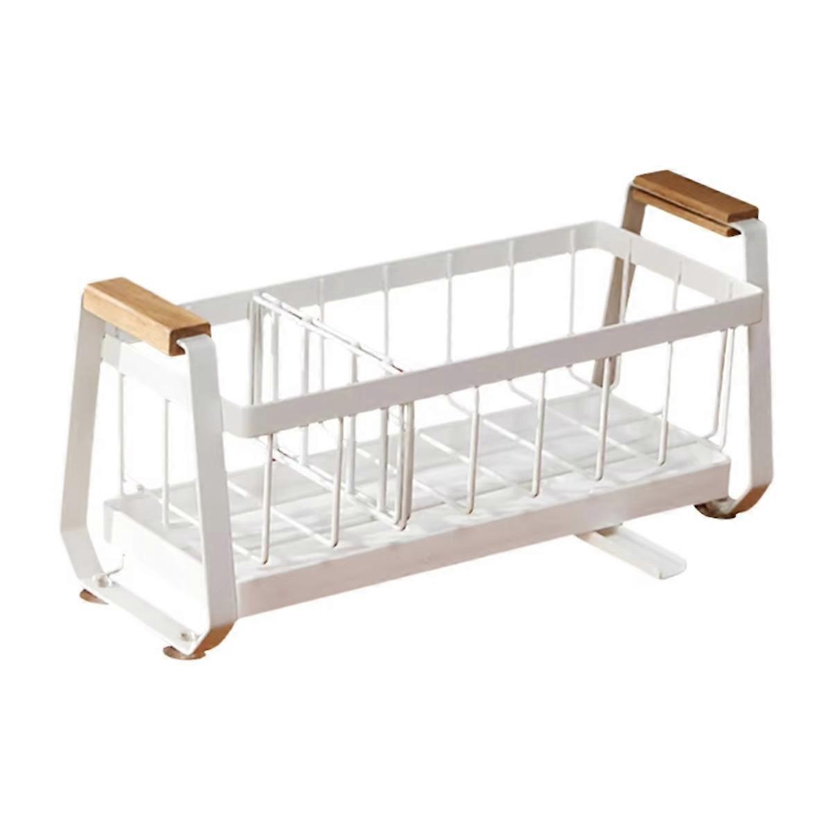 Kitchen Sink Sponge Holder Soap Dish Rack Drainer Multifunctional Countertop Sink, for Home Decor Storage D